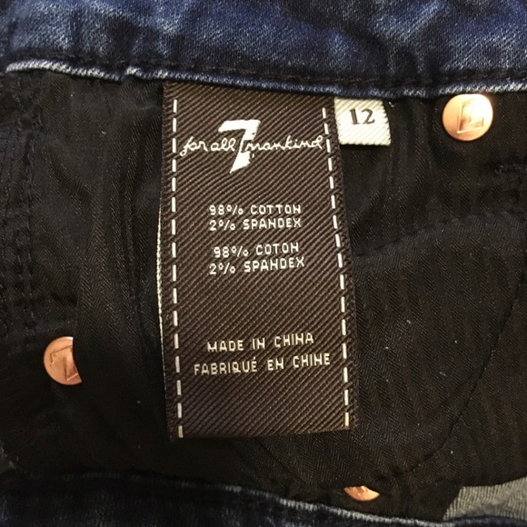 7 For all Mankind girls’ denim shorts - Picture 5 of 5